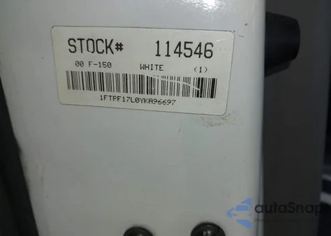 2000 Ford F-150 Work Series/Xl/Xlt from USA, damaged, VIN 1FTPF17L0YKA96697